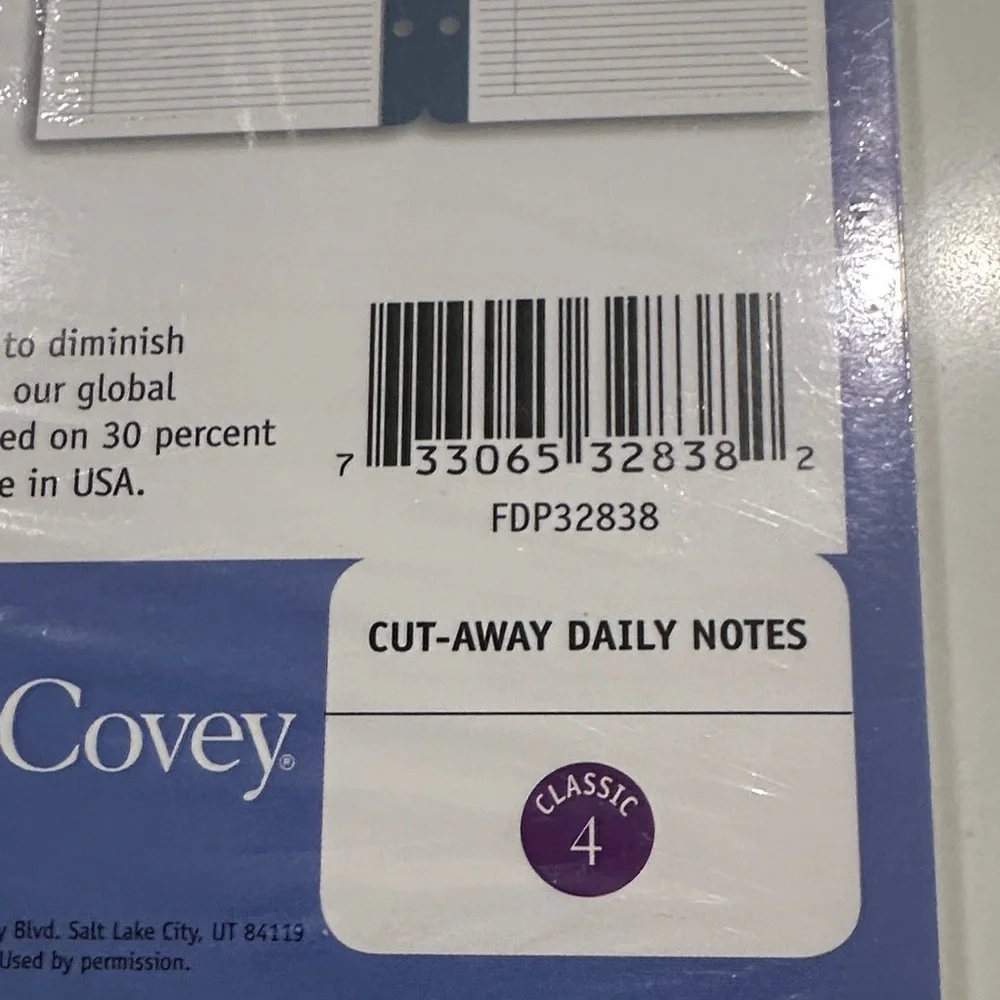 Franklin Covey Cornerstone Daily Notes Pad (Bundle)